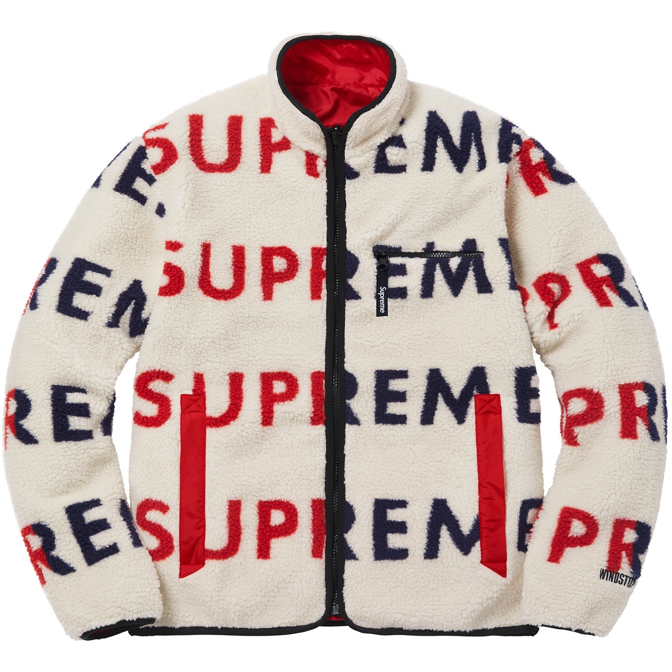 Reversible Logo Fleece Jacket view 7